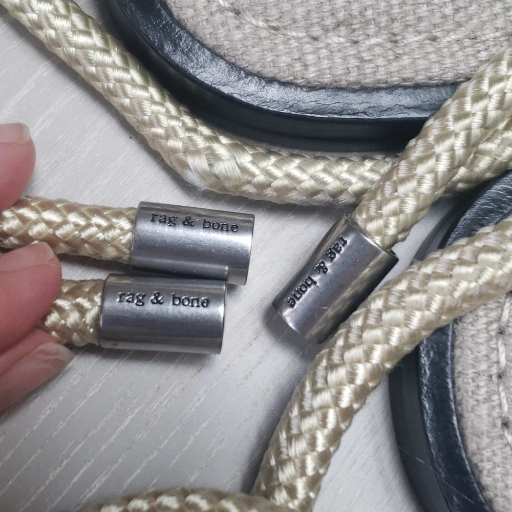 Rag & Bone infinity woven sandals, rope sandals, new, size 8 and 9.5 - Picture 6 of 8